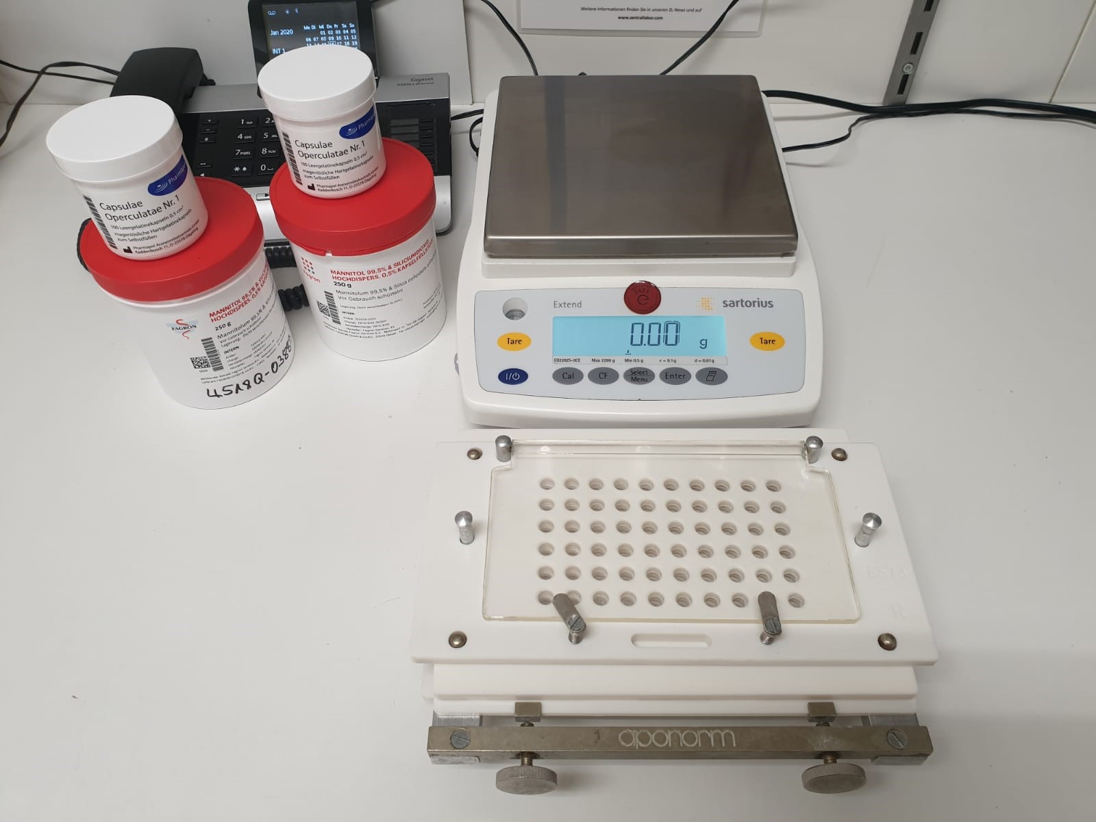 Kapsel-Ringversuch: Neuerungen zur gravimetrischen Methode