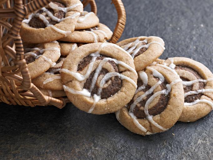 Zimtschnecken in Keksform