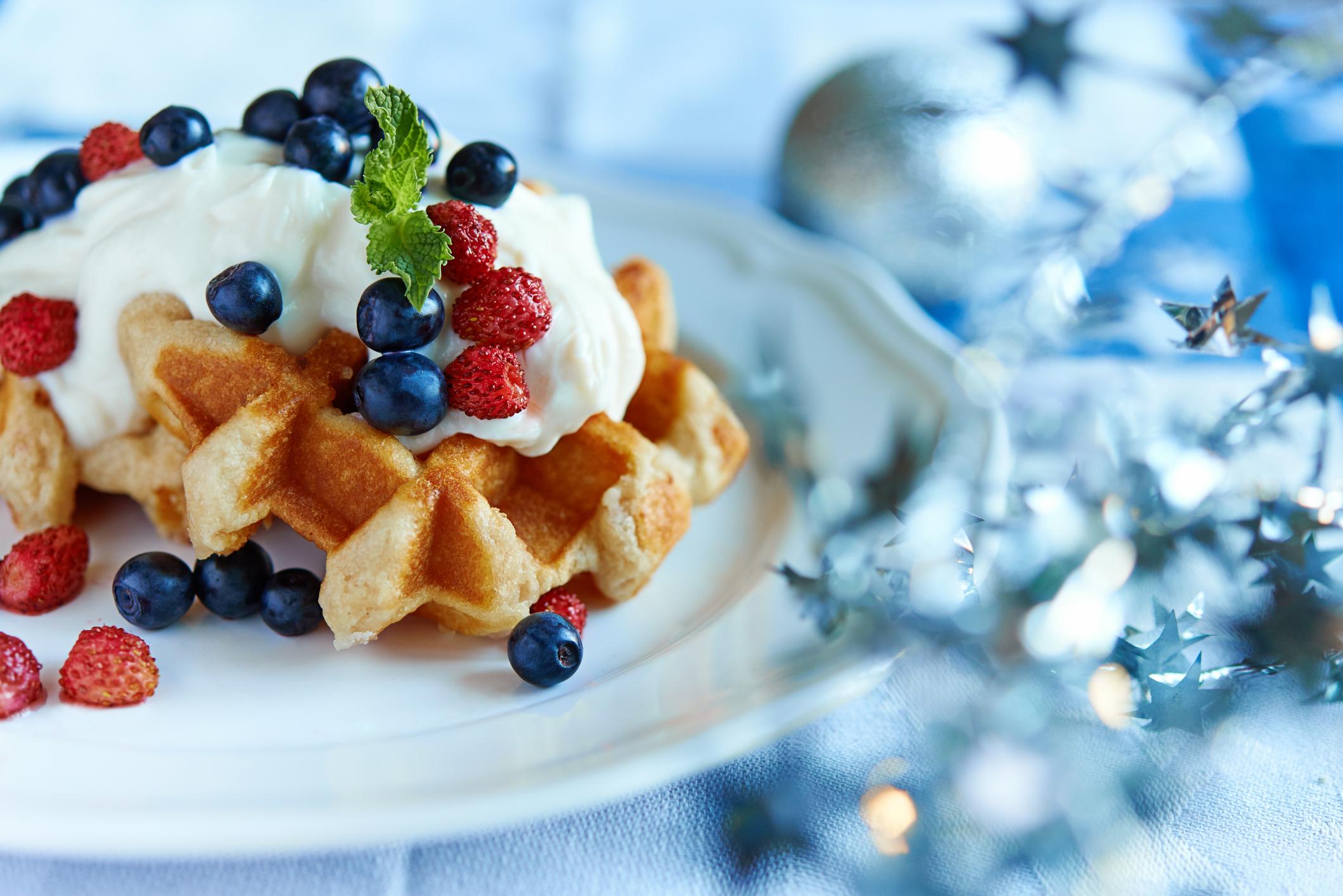 AMIRA-Welt - Magazin - Weihnachtliche Waffeln mit Lebkuchen und...