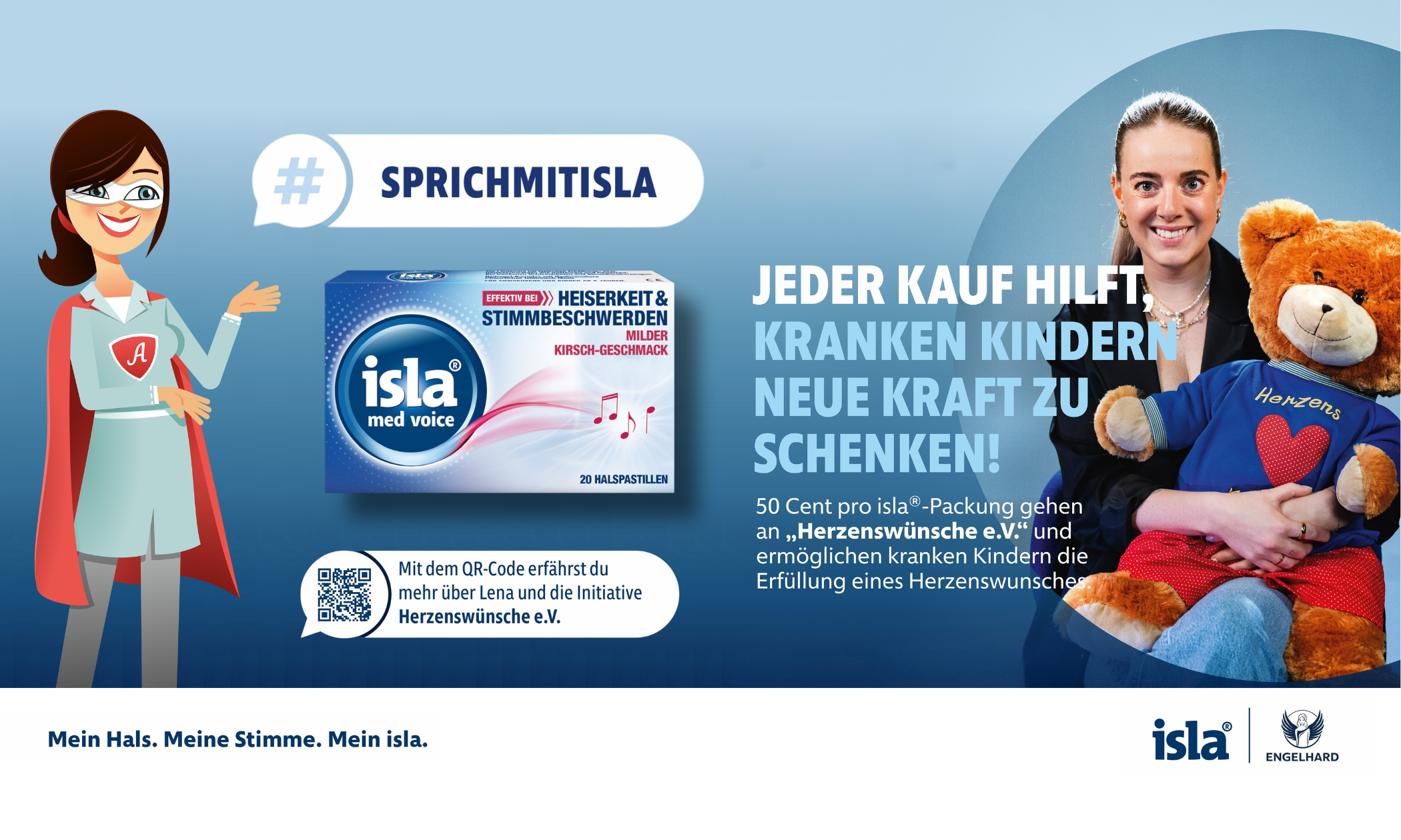 Gemeinsam Gutes tun: Mach mit bei &bdquo;Sprich mit isla&reg; &ndash; wir unterst&uuml;tzen starke Stimmen!&ldquo; 