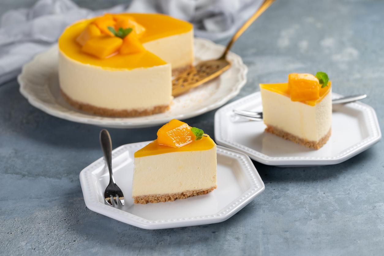 Unser Mango Cheesecake