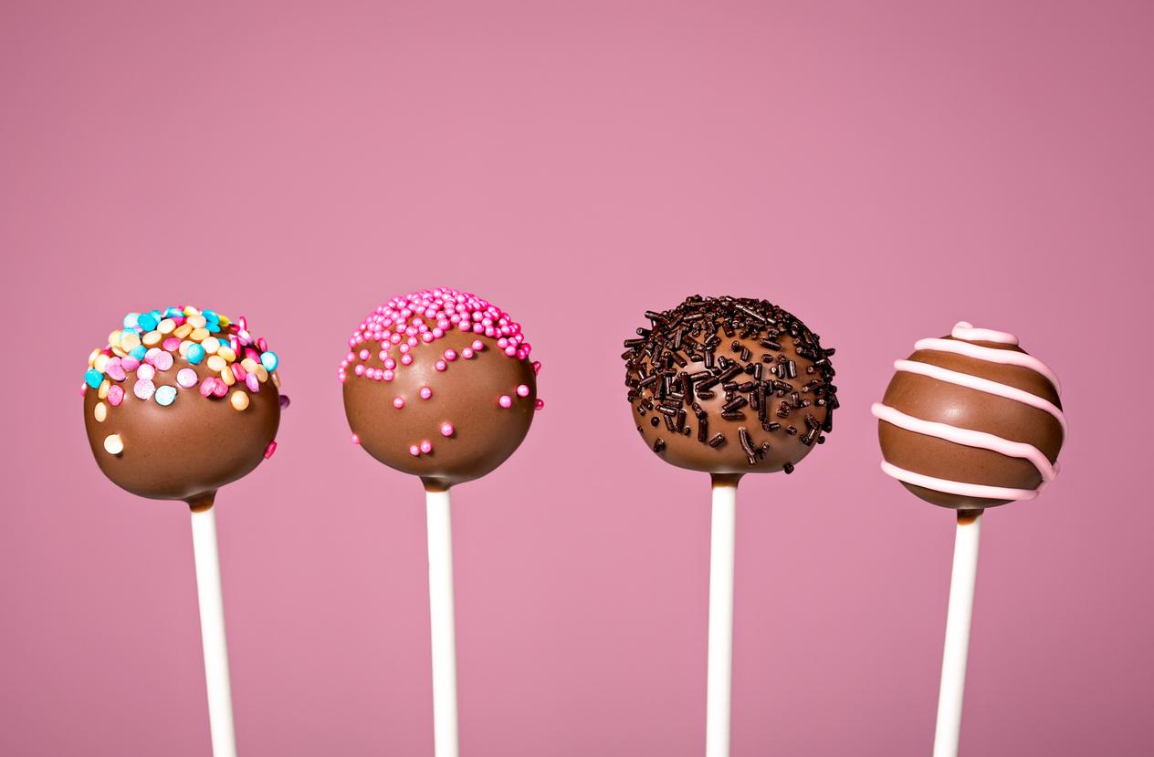 Schokoladige Cake Pops in vegan