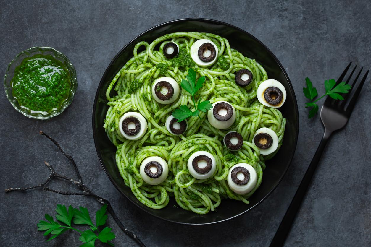 Last-Minute Green-Monster Pasta