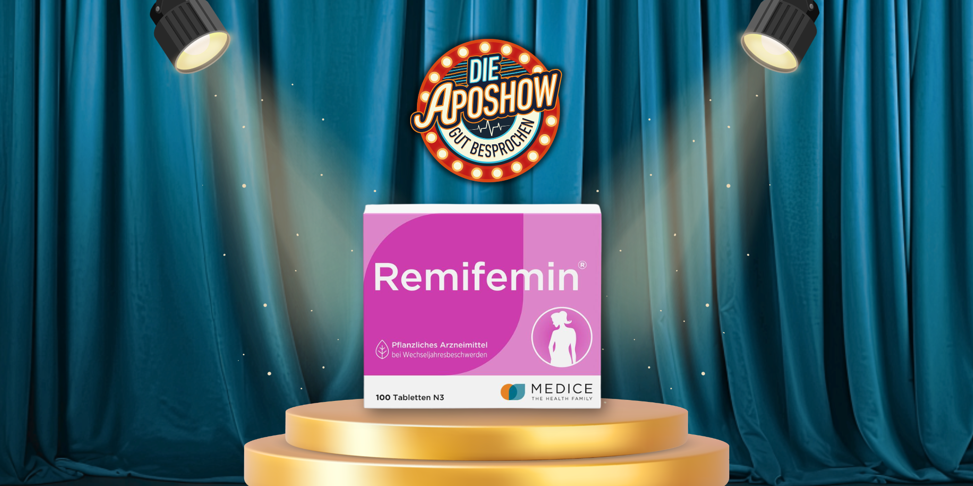 B&uuml;hne frei f&uuml;r Remifemin&reg; in der ApoShow 