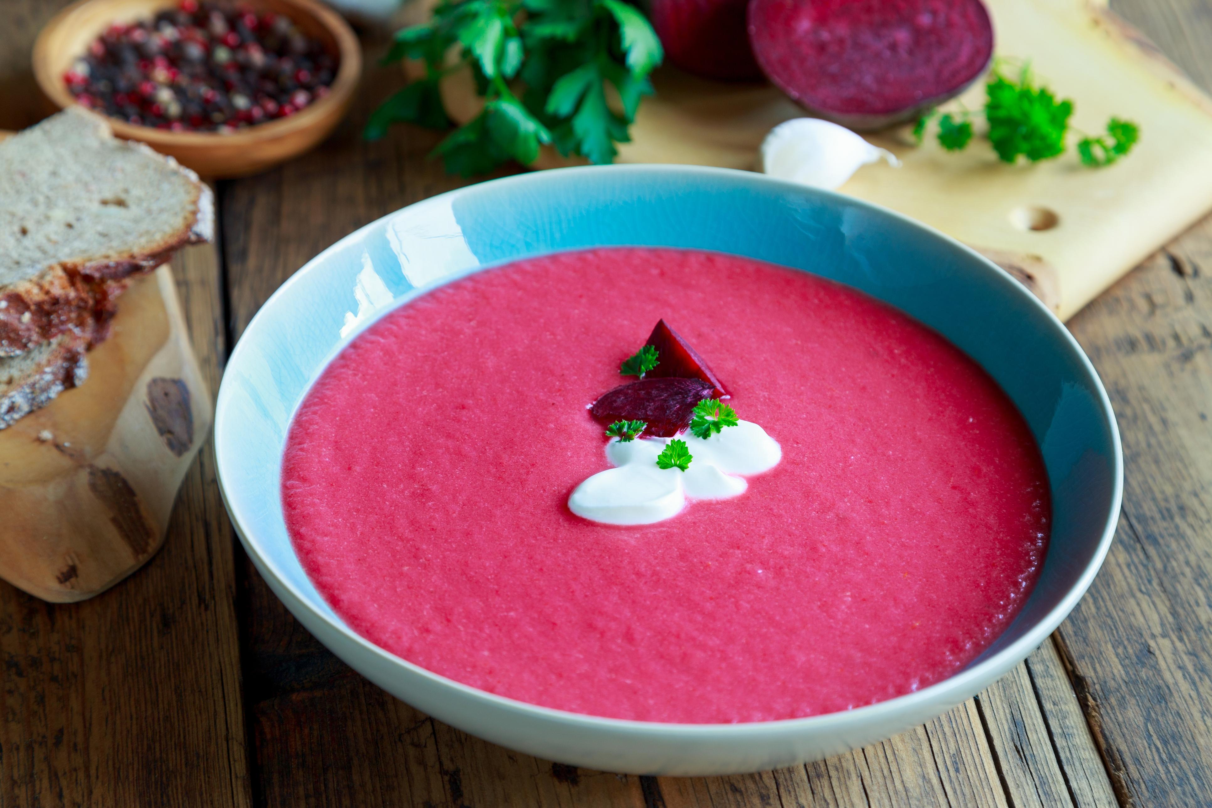 Gesunde Rote-Bete-Suppe