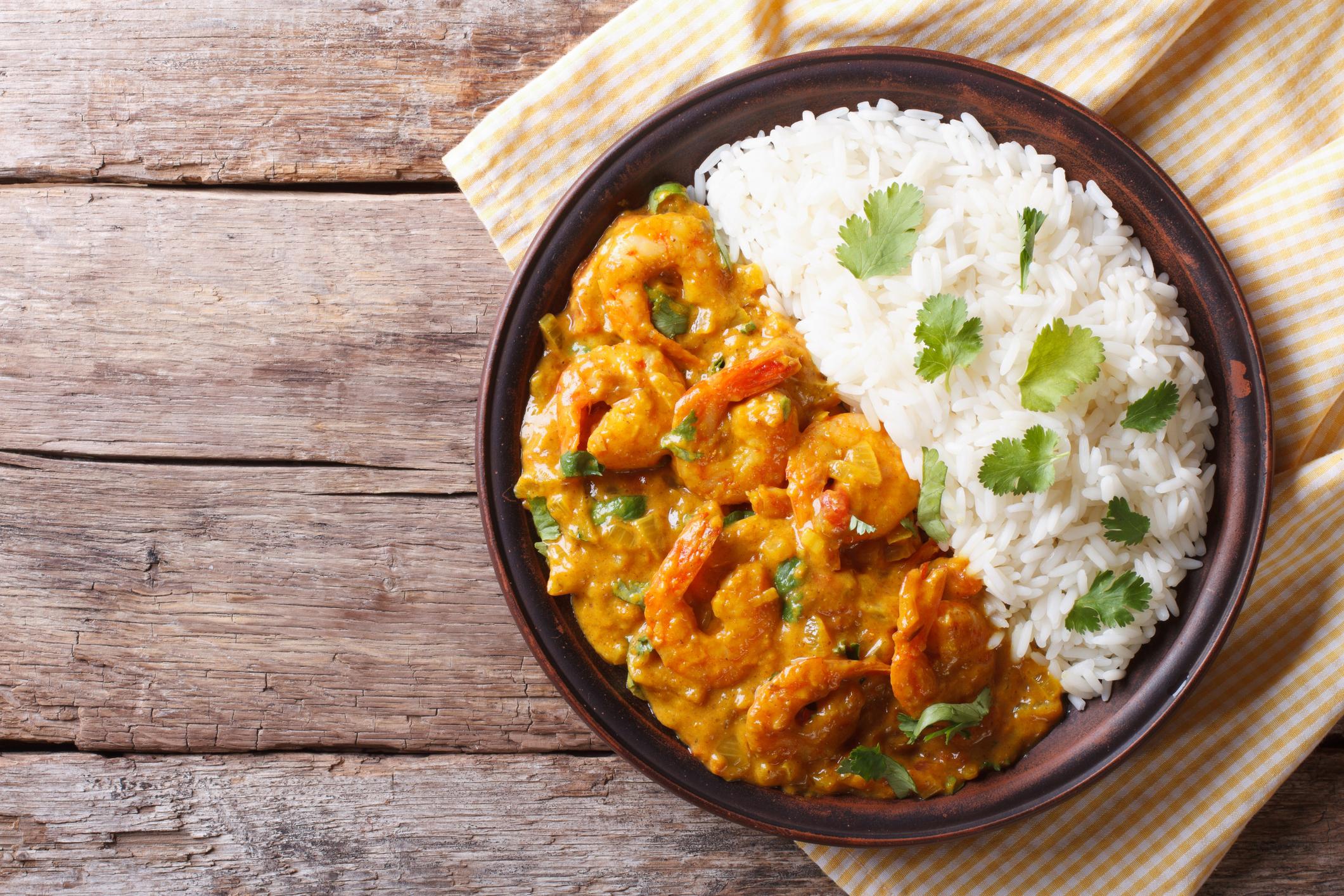 Unser cremiges, aromatisches Garnelen-Curry 