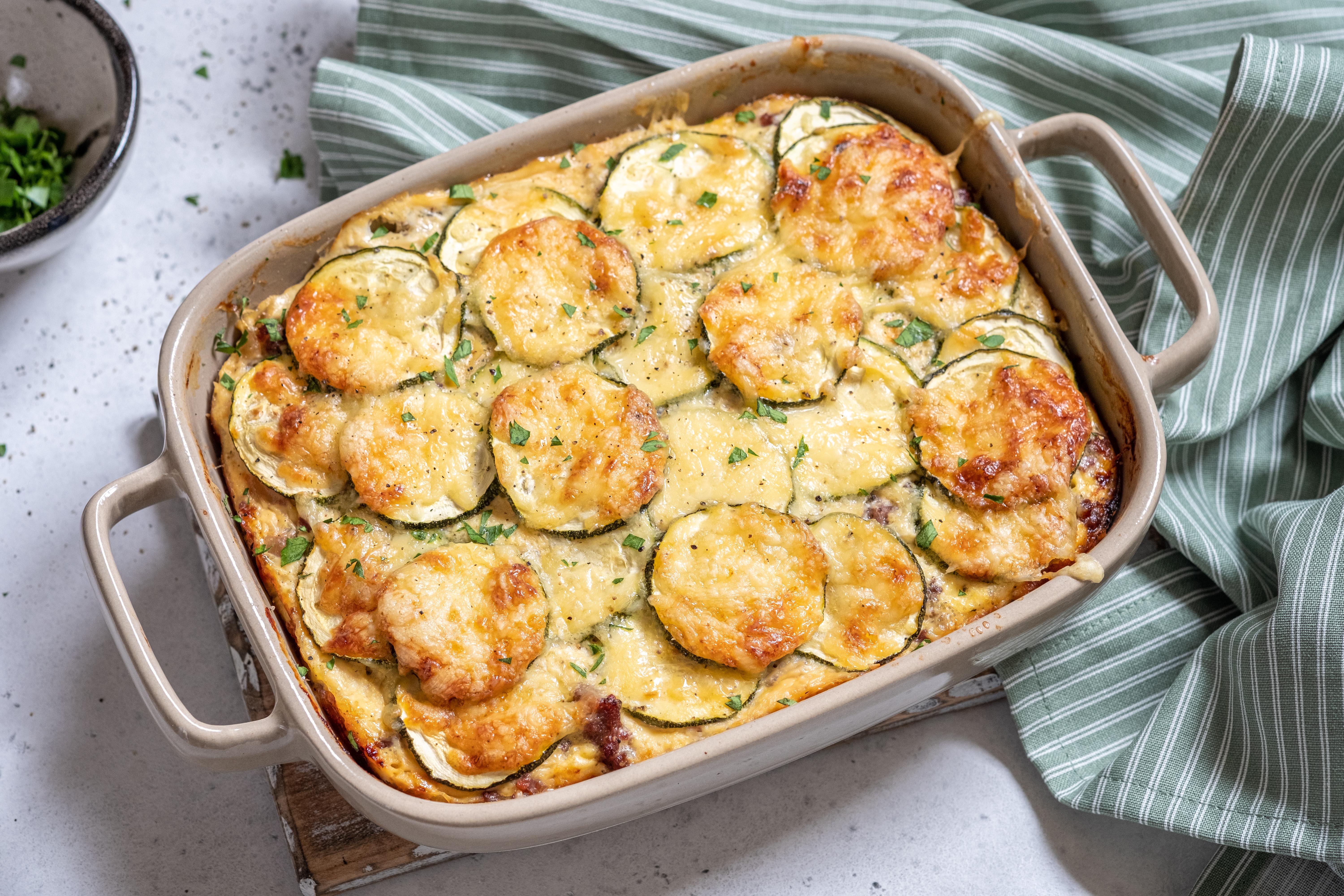 Kartoffel-Zucchini-Auflauf mit Hackfleisch