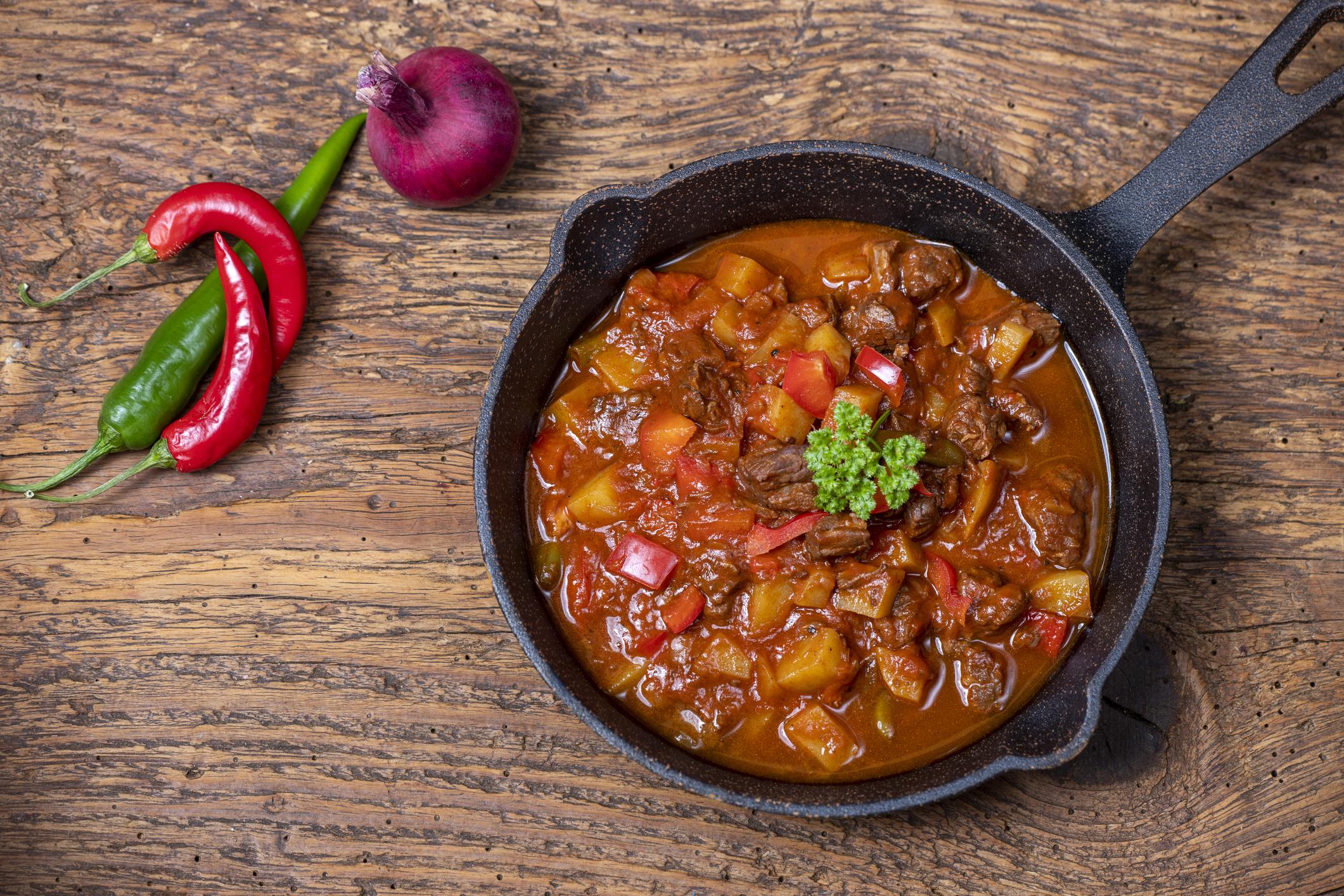 Einfaches Gulasch