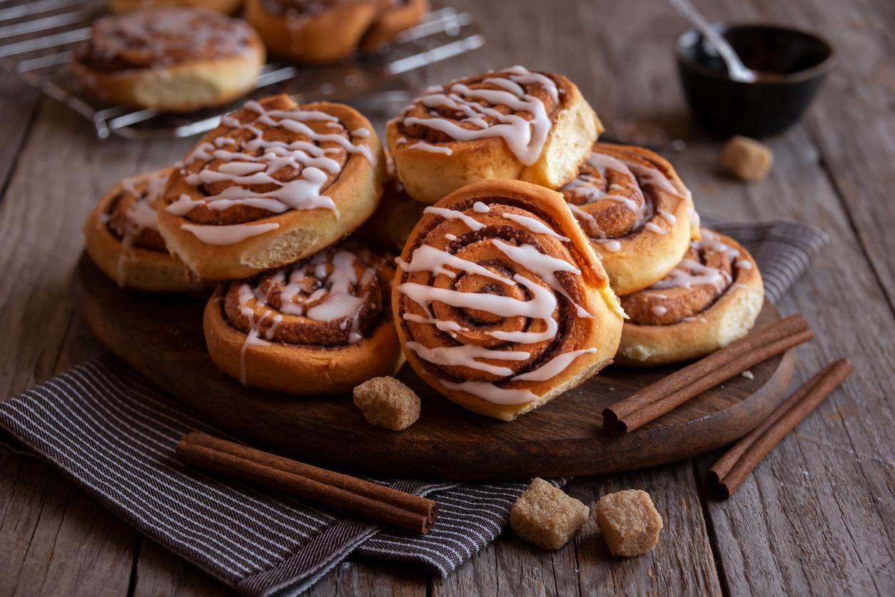 Fluffige Zimtschnecken mit s&uuml;&szlig;em Frosting